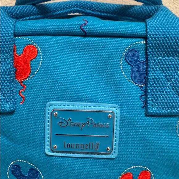 Loungefly Disney Parks Balloons Backpack Blue - Picture 3 of 11